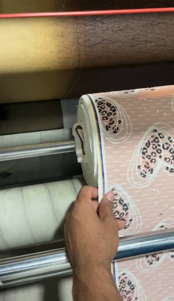 Digital printing on tricot fabric
